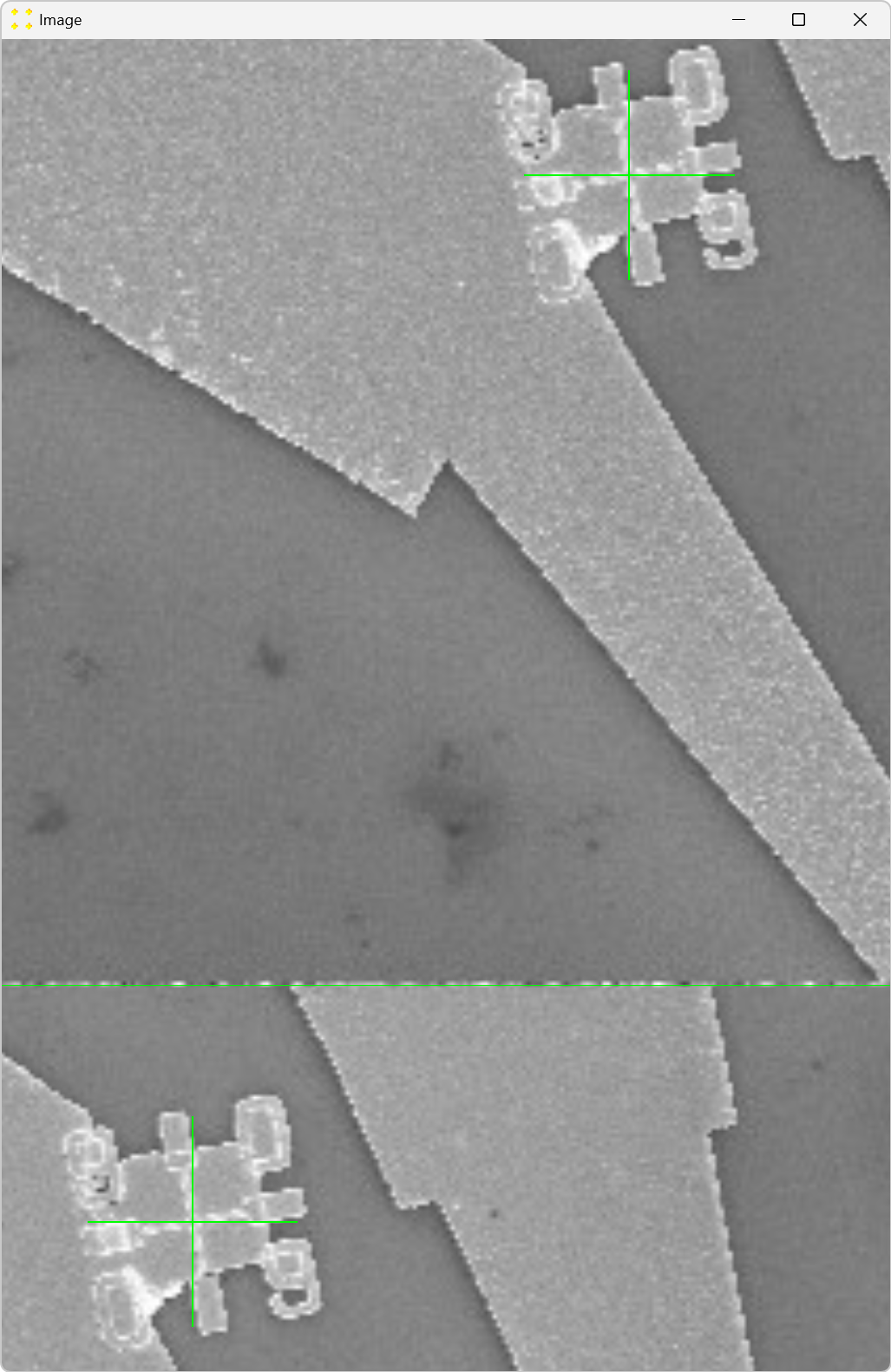 Precise placement of marks on common features