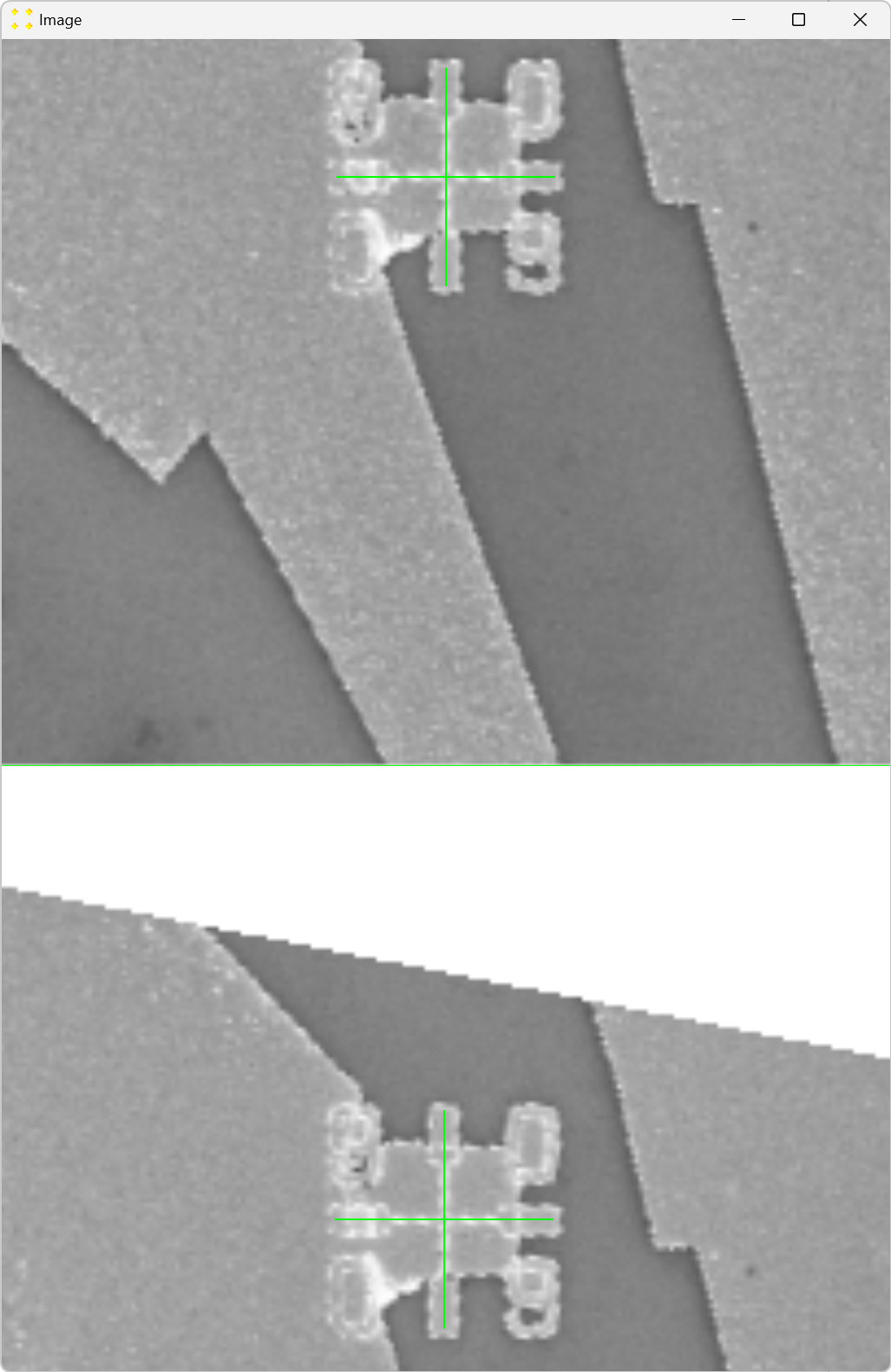 Precise placement of marks on common features
