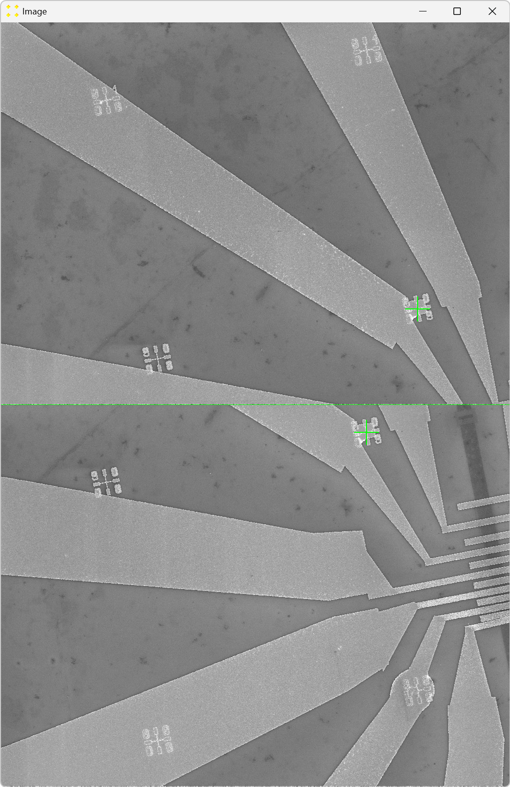 Placement of marks on common features