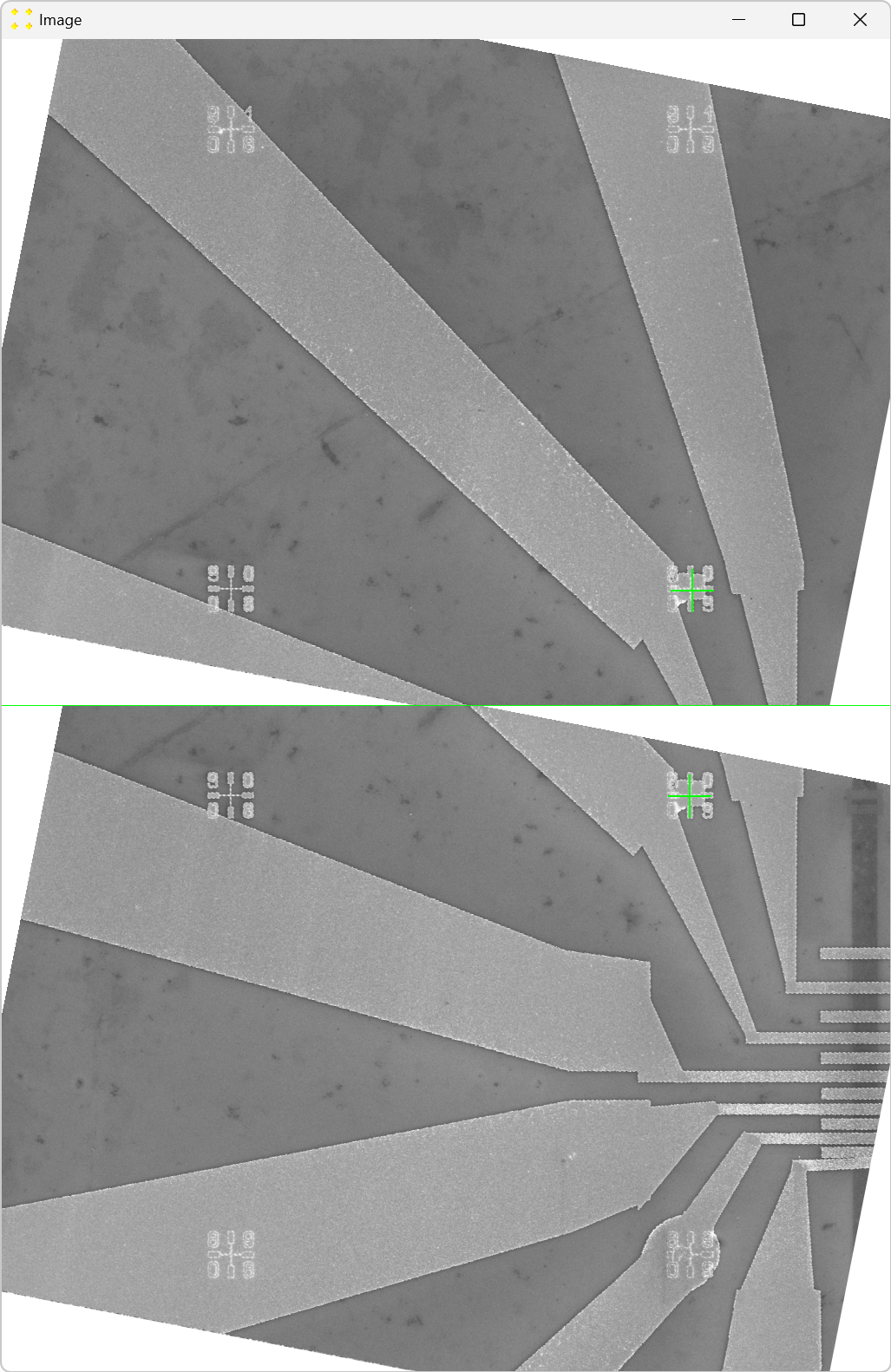 Placement of marks on common features
